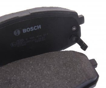 1 679 р. Колодки тормозные передние (4шт.) BOSCH KIA Ceed 1 ED дорестайлинг, хэтчбэк 5 дв. (2006-2010)  с доставкой в г. Кемерово. Увеличить фотографию 2