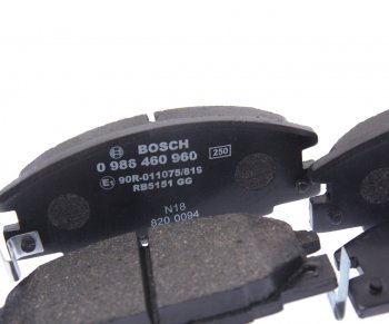 1 989 р. Колодки тормозные передние (4шт.) BOSCH Opel Frontera B 5 дв. рестайлинг (2001-2003)  с доставкой в г. Кемерово. Увеличить фотографию 2