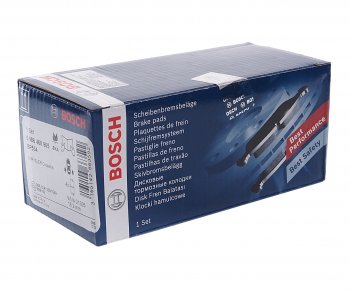 2 259 р. Колодки тормозные задние (4шт.) BOSCH Mercedes-Benz C-Class W202 дорестайлинг седан (1993-1997)  с доставкой в г. Кемерово. Увеличить фотографию 2