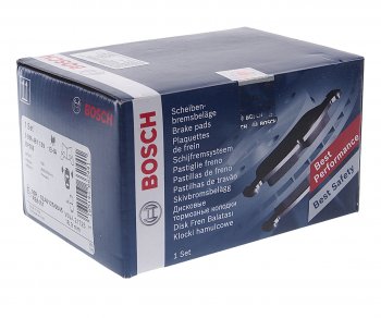 1 699 р. Колодки тормозные передние (4шт.) BOSCH Nissan Maxima A32 (1994-2000)  с доставкой в г. Кемерово. Увеличить фотографию 2