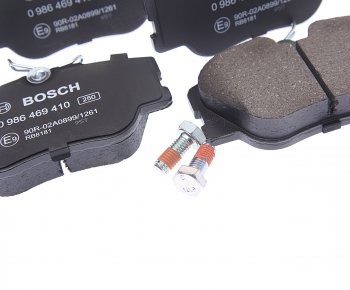 2 669 р. Колодки тормозные передние (4шт.) BOSCH Mercedes-Benz E-Class W124 седан дорестайлинг (1984-1993)  с доставкой в г. Кемерово. Увеличить фотографию 2