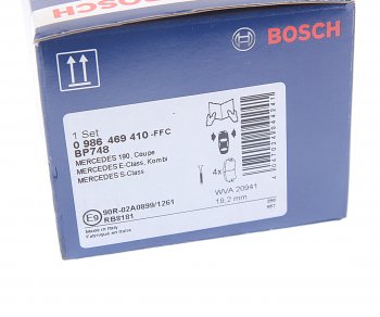 2 669 р. Колодки тормозные передние (4шт.) BOSCH Mercedes-Benz E-Class W124 седан дорестайлинг (1984-1993)  с доставкой в г. Кемерово. Увеличить фотографию 4