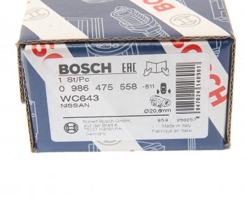 939 р. Цилиндр тормозной задний NISSAN Bluebird,Sunny левыйправый BOSCH BOSCH 0986475558  с доставкой в г. Кемерово. Увеличить фотографию 4