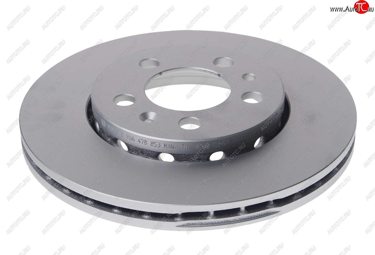 3 169 р. Диск тормозной VW Golf 4,5 AUDI A2,A3 SKODA Fabia,Octavia передний (1шт.) BOSCH BOSCH 0986478853  с доставкой в г. Кемерово