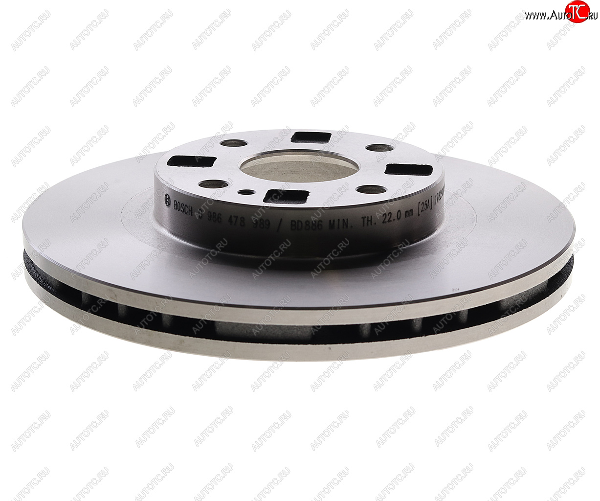 3 699 р. Диск тормозной MAZDA 323 (98-04) передний (1шт.) BOSCH BOSCH 0986478989 BOSCH 0986478989  с доставкой в г. Кемерово