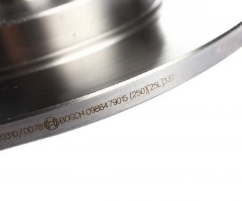 10 299 р. Диск тормозной MERCEDES Citan (W415) RENAULT Kangoo (07-) задний (1шт.) BOSCH BOSCH 0986479015 BOSCH 0986479015  с доставкой в г. Кемерово. Увеличить фотографию 4