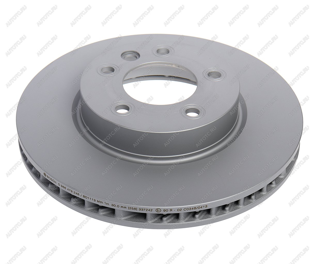 11 199 р. Диск тормозной VW Touareg (03-) PORCHE Cayenne (07-) (R17) передний левый (1шт.) BOSCH BOSCH 0986479248 BOSCH 0986479248  с доставкой в г. Кемерово