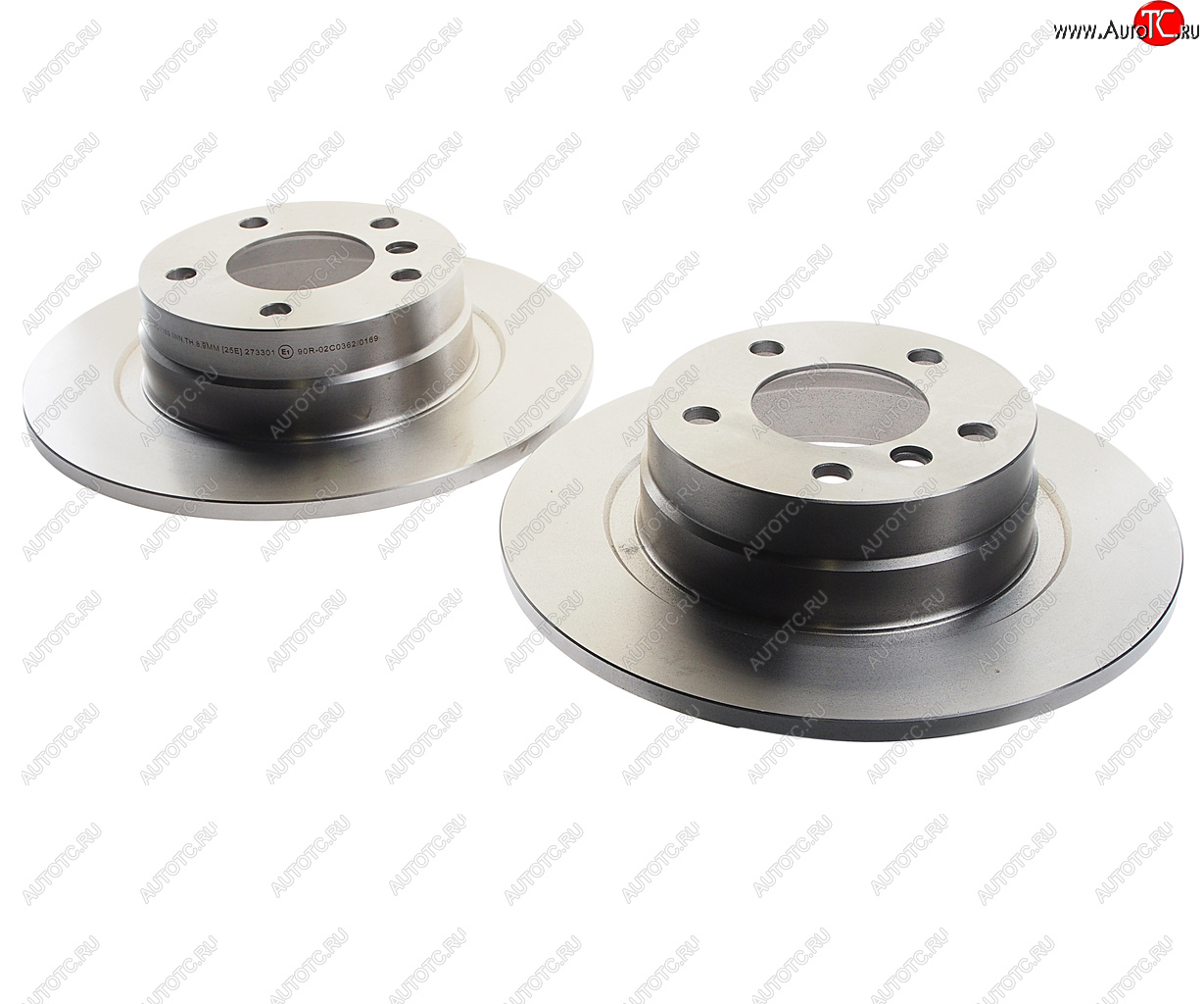 4 999 р. Диск тормозной BMW 1 (E81) (06-12) задний (1шт.) BOSCH BOSCH 0986479306 BOSCH 0986479306  с доставкой в г. Кемерово