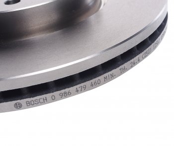 4 999 р. Диск тормозной HYUNDAI i30 (08-) KIA Ceed (08-) (R15) передний (1шт.) BOSCH BOSCH 0986479460  с доставкой в г. Кемерово. Увеличить фотографию 3