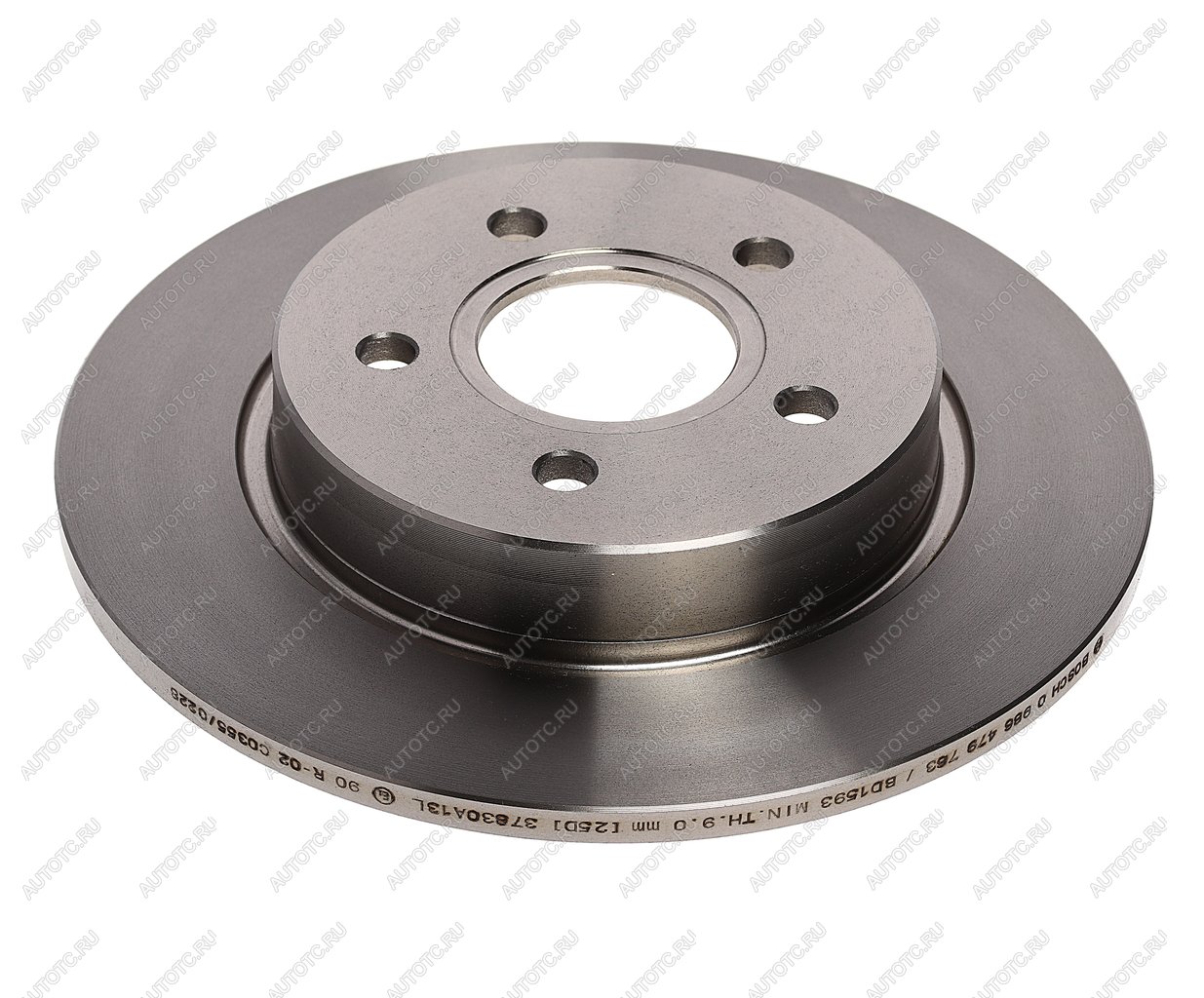 3 179 р. Диск тормозной FORD Focus (11-) задний (1шт.) BOSCH BOSCH 0986479763  с доставкой в г. Кемерово