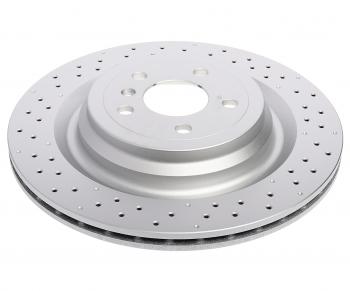 9 649 р. Диск тормозной MERCEDES GL (X166) задний (1шт.) BOSCH BOSCH 0986479d62 BOSCH 0986479d62  с доставкой в г. Кемерово. Увеличить фотографию 1