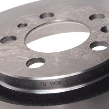 3 499 р. Диск тормозной VW Bora (99-05) AUDI A3 (96-03) передний (1шт.) BOSCH BOSCH 0986479r68  с доставкой в г. Кемерово. Увеличить фотографию 3