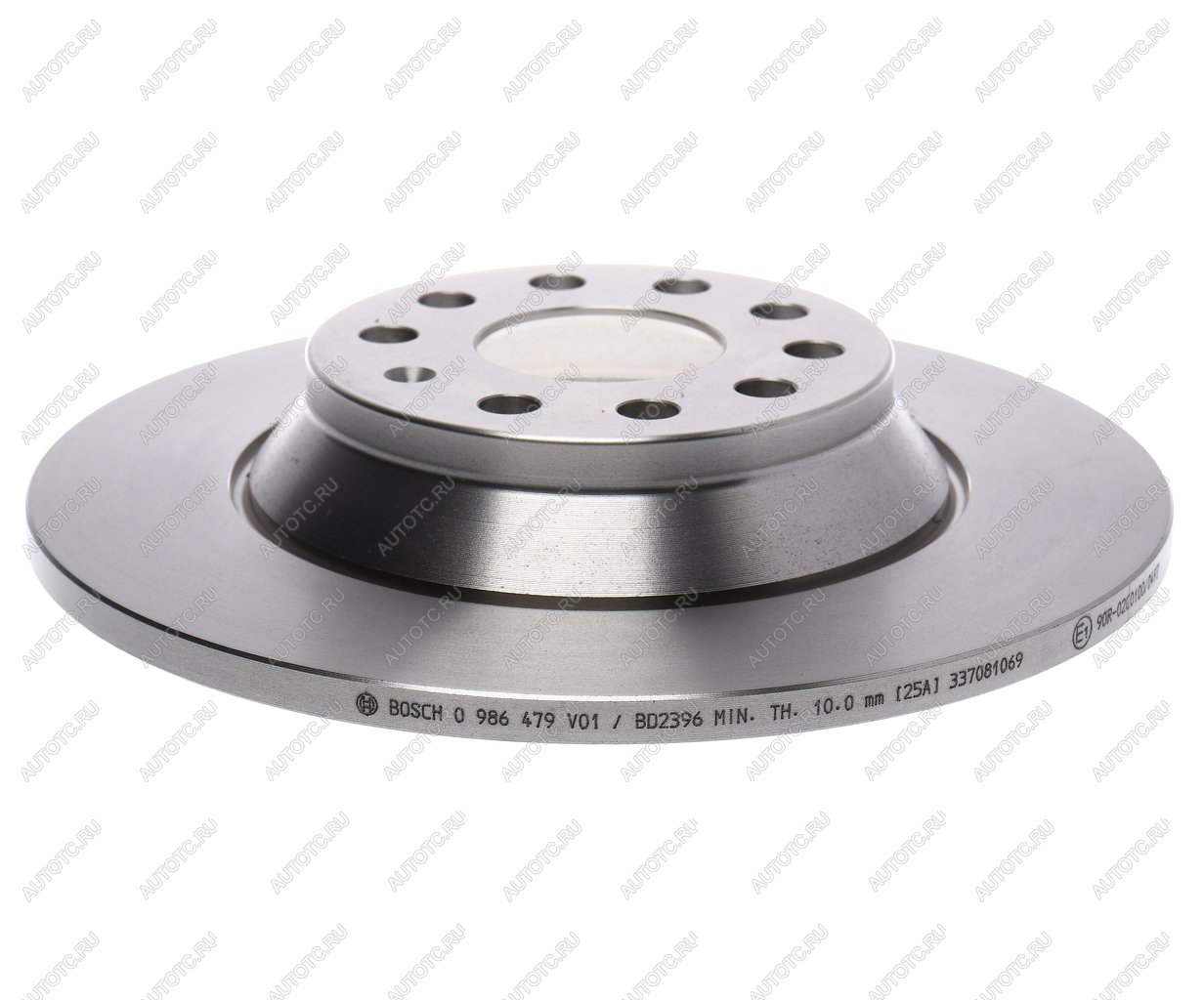 4 949 р. Диск тормозной VW Golf (17-),Passat (15-) AUDI A3 (17-) SKODA Superb (15-) задний (1шт.) BOSCH BOSCH 0986479v01  с доставкой в г. Кемерово