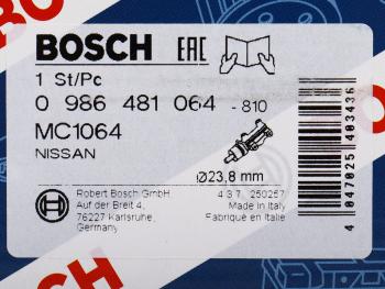 16 249 р. Цилиндр тормозной главный NISSAN Quashqai BOSCH BOSCH 0986481064 BOSCH 0986481064  с доставкой в г. Кемерово. Увеличить фотографию 6
