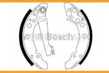 1 569 р. Колодки тормозные стояночного тормоза (4шт.) BOSCH  Audi 80 ( B2 купе,  B3,  B4) (1978-1996), Seat Cordoba  6K (1999-2003), Seat Ibiza  6K (1999-2003), Seat Toledo  седан (1998-2005), Volkswagen Golf ( 2,  3,  4) (1983-2003), Volkswagen Jetta ( A3,  A4) (1993-2005), Volkswagen Lupo (1998-2005), Volkswagen Passat ( B2,  B3,  B4,  B5) (1980-2000), Volkswagen Polo ( Mk2,  Mk3,  9N1) (1990-2005), Volkswagen Scirocco (1973-1981)  с доставкой в г. Кемерово. Увеличить фотографию 1