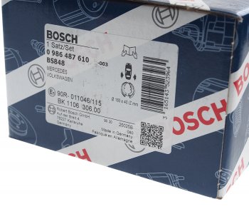 3 069 р. Колодки тормозные стояночного тормоза (4шт.) BOSCH Mercedes-Benz Sprinter W905 рестайлинг (2000-2006)  с доставкой в г. Кемерово. Увеличить фотографию 4