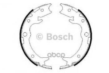 Колодки тормозные задние барабанные (4шт.) BOSCH Honda Accord 7 CL седан дорестайлинг (2002-2005)