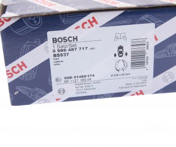 3 599 р. Колодки тормозные задние барабанные 4шт. BOSCH Fiat Doblo 223 рестайлинг (2005-2016)  с доставкой в г. Кемерово. Увеличить фотографию 4