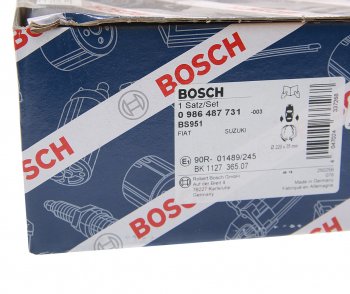 1 799 р. Колодки тормозные задние барабанные 4шт. BOSCH Suzuki SX4 GYA,GYB  рестайлинг, хэтчбэк (2010-2016)  с доставкой в г. Кемерово. Увеличить фотографию 4