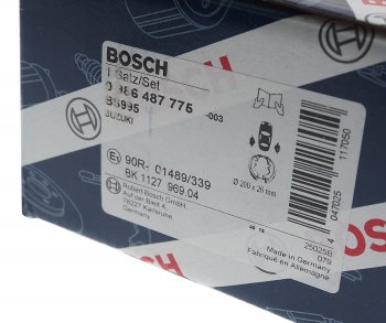2 199 р. Колодки тормозные задние барабанные (4шт.) BOSCH Suzuki Swift ZC72S дорестайлинг, хэтчбэк 5 дв. (2010-2013)  с доставкой в г. Кемерово. Увеличить фотографию 4