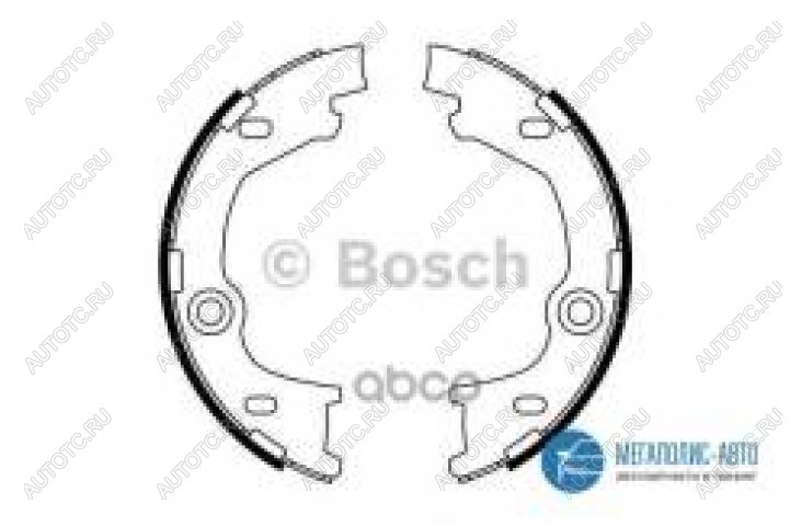 2 389 р. Колодки тормозные задние барабанны (4шт.) BOSCH Hyundai I30 FD универсал дорестайлинг (2007-2010)  с доставкой в г. Кемерово