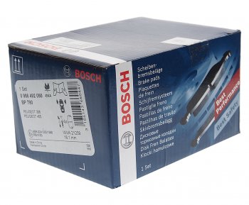 1 999 р. Колодки тормозные передние (4шт.) BOSCH Peugeot 406 8B седан дорестайлинг (1995-1999)  с доставкой в г. Кемерово. Увеличить фотографию 2