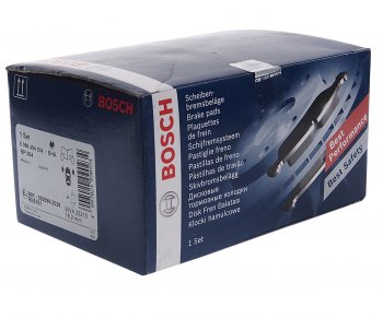 2 859 р. Колодки тормозные передние (4шт.) BOSCH Renault Megane седан  дорестайлинг (2002-2006)  с доставкой в г. Кемерово. Увеличить фотографию 2