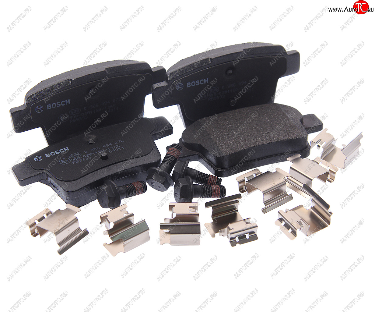 2 999 р. Колодки тормозные задние (4шт.) BOSCH Ford Mondeo Mk3,B4Y дорестайлинг, седан (2000-2003)  с доставкой в г. Кемерово