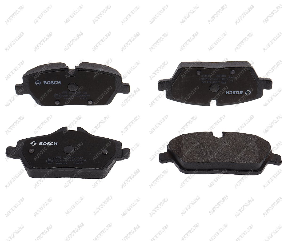 3 599 р. Колодки тормозные передние (4шт.) BOSCH BMW 1 серия E82 купе 1-ый рестайлинг (2007-2011)  с доставкой в г. Кемерово