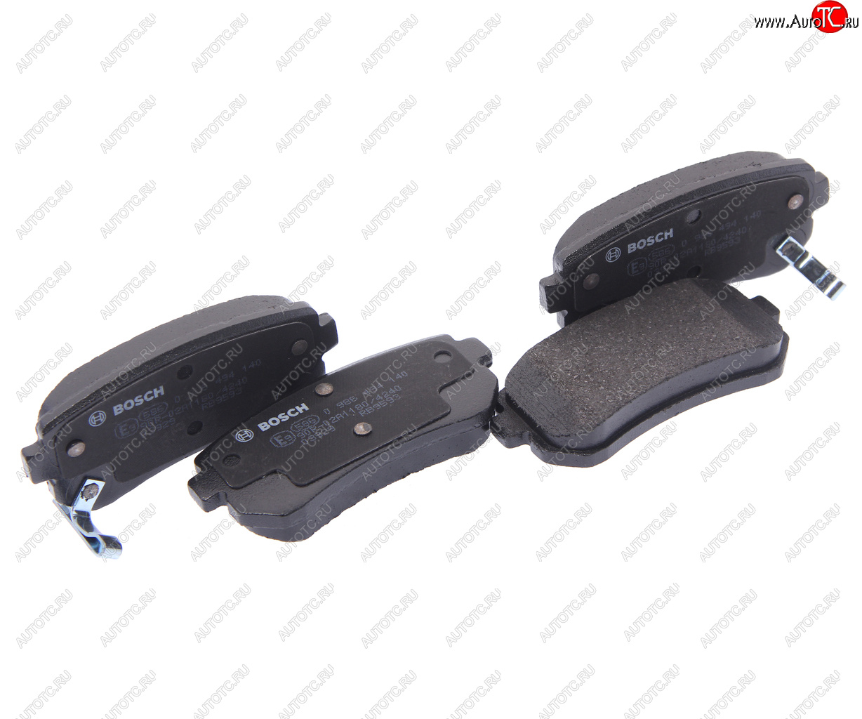 1 399 р. Колодки тормозные задние (4шт.) BOSCH Hyundai I30 FD универсал дорестайлинг (2007-2010)  с доставкой в г. Кемерово