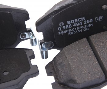 2 969 р. Колодки тормозные передние (4шт.) BOSCH Chevrolet Captiva  дорестайлинг (2006-2011)  с доставкой в г. Кемерово. Увеличить фотографию 2