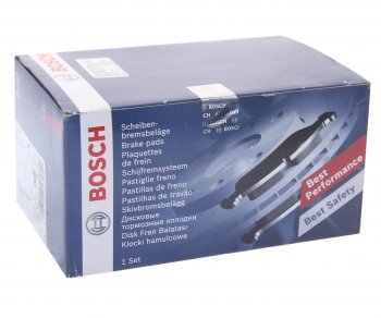 2 969 р. Колодки тормозные передние (4шт.) BOSCH Chevrolet Captiva  дорестайлинг (2006-2011)  с доставкой в г. Кемерово. Увеличить фотографию 3
