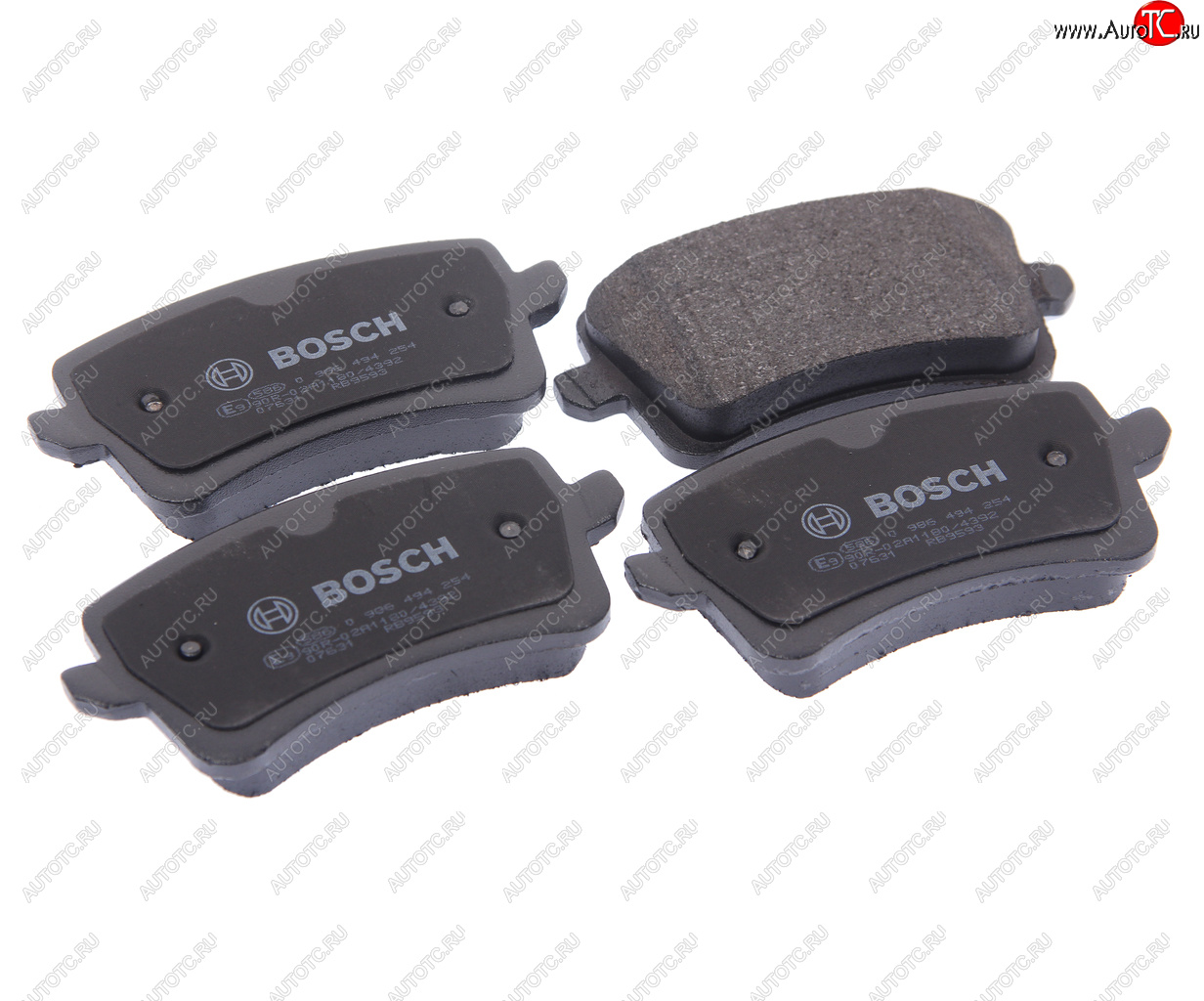 3 599 р. Колодки тормозные задние (4шт.) BOSCH Audi Q5 8R рестайлинг (2012-2017)  с доставкой в г. Кемерово