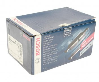 3 069 р. Колодки тормозные передние (4шт.) BOSCH Mitsubishi L200 3 K74T рестайлинг (2005-2006)  с доставкой в г. Кемерово. Увеличить фотографию 2