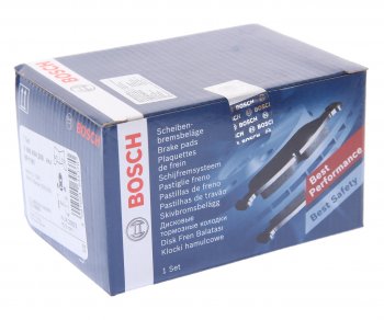 2 999 р. Колодки тормозные задние (4шт.) BOSCH BMW 1 серия E81 хэтчбэк 3 дв. рестайлинг (2007-2012)  с доставкой в г. Кемерово. Увеличить фотографию 4