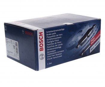 4 749 р. Колодки тормозные передние (4шт.) BOSCH Volvo XC60 (2017-2022)  с доставкой в г. Кемерово. Увеличить фотографию 2