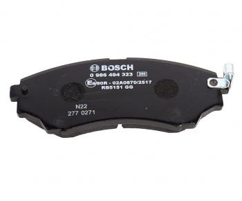 3 299 р. Колодки тормозные передние (4шт.) BOSCH Mazda BT-50 (2006-2011)  с доставкой в г. Кемерово. Увеличить фотографию 2