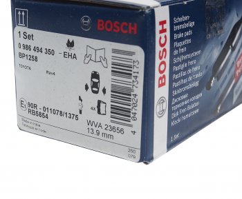 1 449 р. Колодки тормозные задние (4шт.) BOSCH Toyota RAV4 CA20 5 дв. дорестайлинг (2000-2003)  с доставкой в г. Кемерово. Увеличить фотографию 3