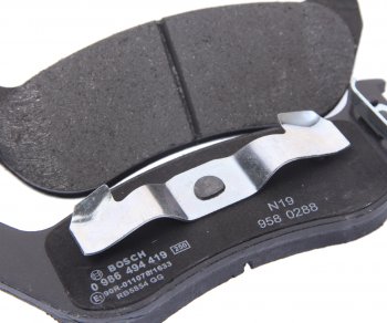 3 269 р. Колодки тормозные задние (4шт.) BOSCH Jeep Cherokee KJ рестайлинг (2004-2007)  с доставкой в г. Кемерово. Увеличить фотографию 2