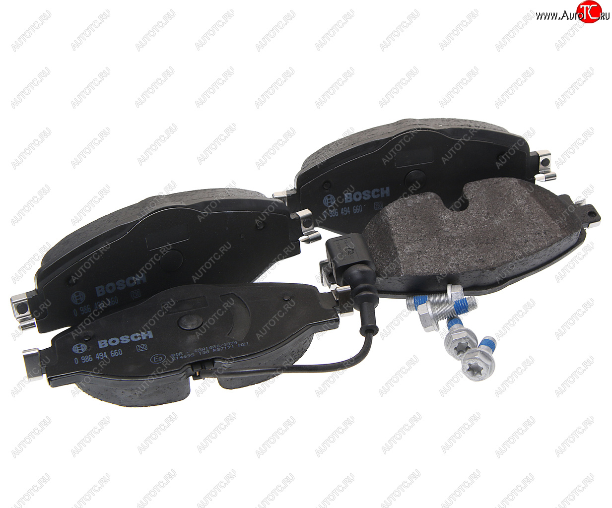 3 699 р. Колодки тормозные передние (4шт.) BOSCH Audi A3 8VS седан дорестайлинг (2012-2016)  с доставкой в г. Кемерово