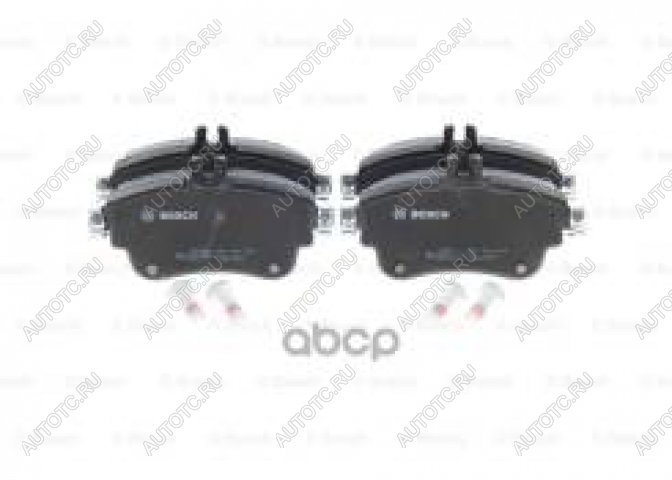 3 179 р. Колодки тормозные передние (4шт.) BOSCH Mercedes-Benz A class W176 дорестайлинг, хэтчбэк 5 дв. (2012-2015)  с доставкой в г. Кемерово