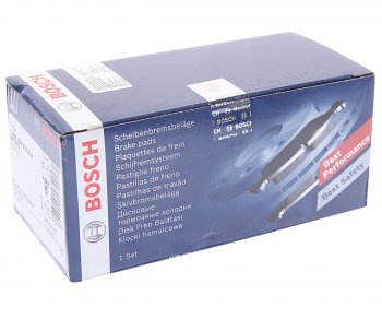 3 999 р. Колодки тормозные передние (4шт.) BOSCH Mazda CX-5 KE дорестайлинг (2011-2014)  с доставкой в г. Кемерово. Увеличить фотографию 3
