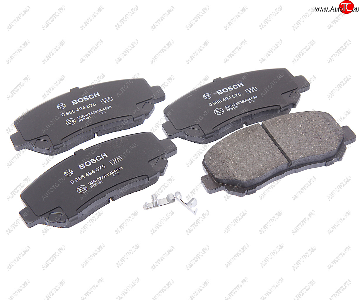 3 999 р. Колодки тормозные передние (4шт.) BOSCH Mazda CX-5 KE дорестайлинг (2011-2014)  с доставкой в г. Кемерово