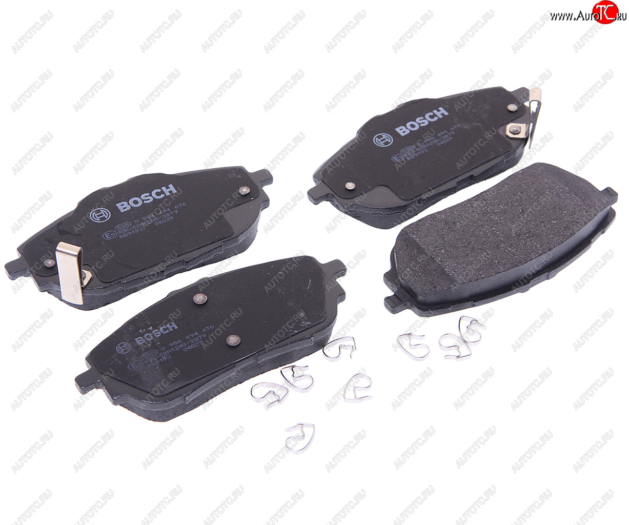 3 199 р. Колодки тормозные передние (4шт.) BOSCH Toyota Corolla E180 дорестайлинг (2013-2016)  с доставкой в г. Кемерово