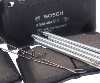 3 999 р. Колодки тормозные передние (4шт.) BOSCH Audi A7 4G лифтбэк рестайлинг (2014-2018)  с доставкой в г. Кемерово. Увеличить фотографию 2