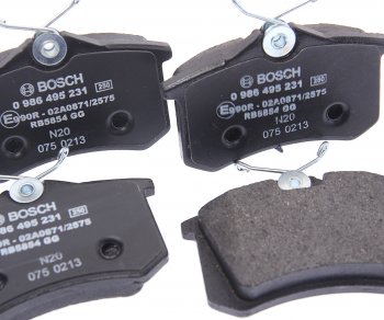 1 669 р. Колодки тормозные задние (4шт.) BOSCH CITROEN C8 (2002-2014)  с доставкой в г. Кемерово. Увеличить фотографию 2