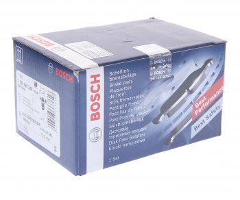 1 559 р. Колодки тормозные передние (4шт.) BOSCH Volkswagen Golf 5 хэтчбэк (2003-2009)  с доставкой в г. Кемерово. Увеличить фотографию 3