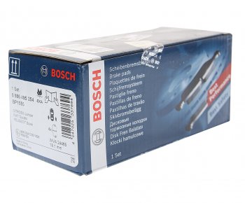 1 899 р. Колодки тормозные задние (4шт.) BOSCH Fiat Ducato 250 (2006-2014)  с доставкой в г. Кемерово. Увеличить фотографию 2
