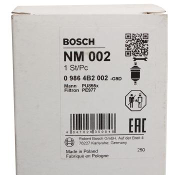 1 199 р. Фильтр топливный MAN TGA BOSCH BOSCH 09864b2002  с доставкой в г. Кемерово. Увеличить фотографию 4