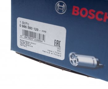 11 949 р. Насос топливный BMW 5 (E39) электрический (вставка) BOSCH BOSCH 0986580129 BOSCH 0986580129  с доставкой в г. Кемерово. Увеличить фотографию 4